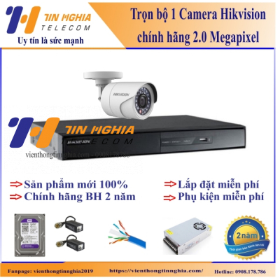Trọn Bộ 1 Camera Hikvision