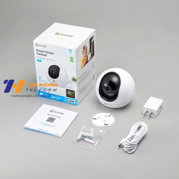 Camera WiFi quay quét EZVIZ H6 3K 5MP