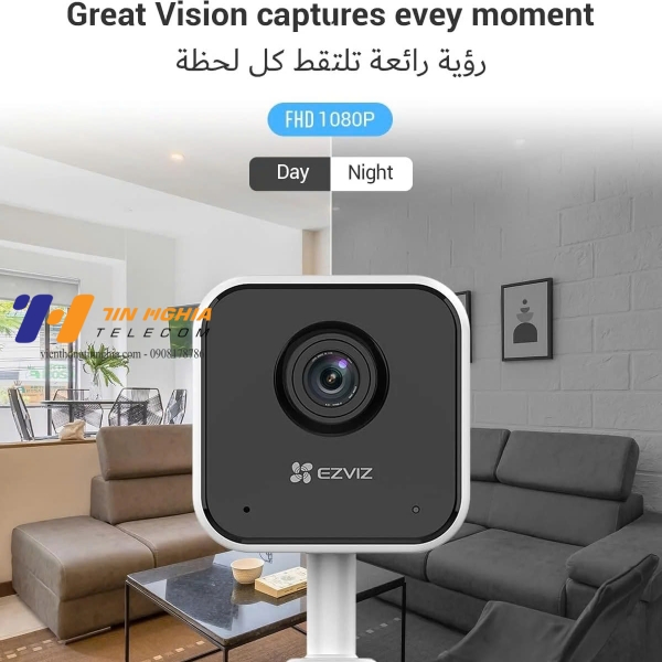 Camera WiFi trong nhà EZVIZ H1c 2MP