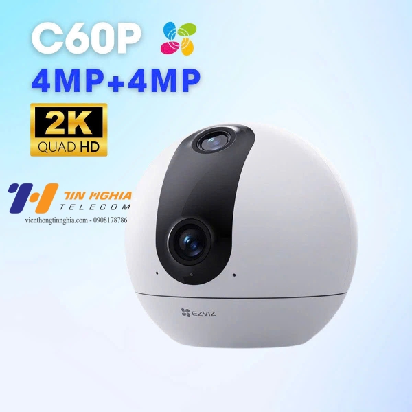 Camera WiFi hai ống kính EZVIZ C60p Dual Mix 2K