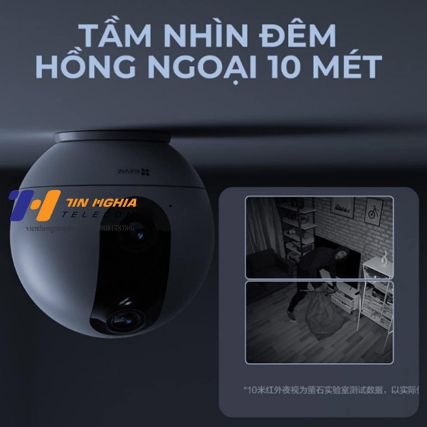 Camera WiFi hai ống kính EZVIZ C60p Dual Mix 2K