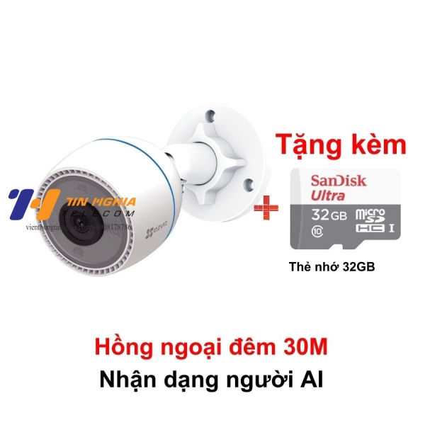 Camera WiFi ngoài trời EZVIZ H3c 2MP