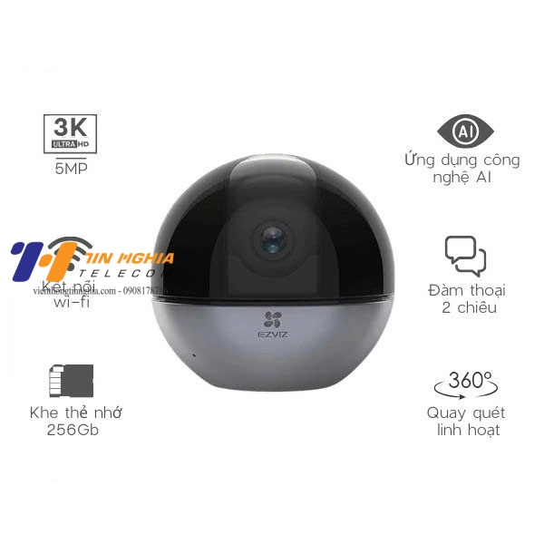 Camera WiFi quay quét EZVIZ E6 3K 5MP