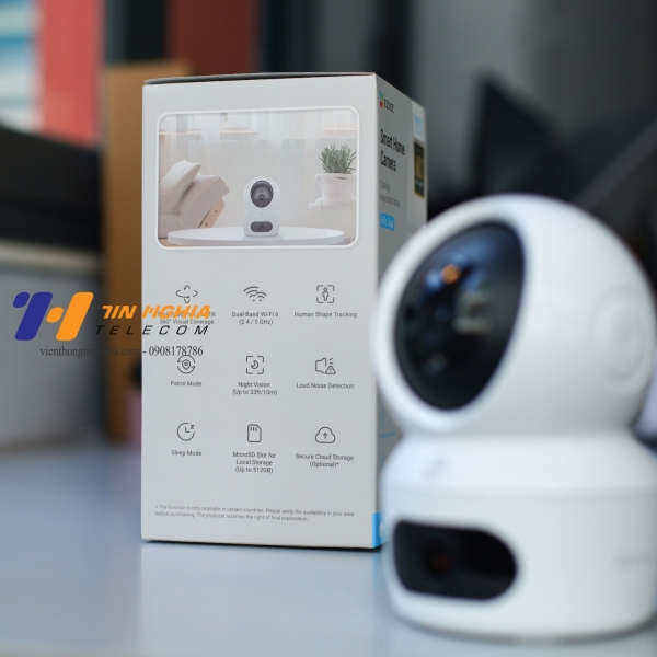 Camera WiFi hai ống kính EZVIZ H7c Dual 2K+