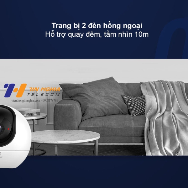 Camera WiFi quay quét EZVIZ H6 3K 5MP